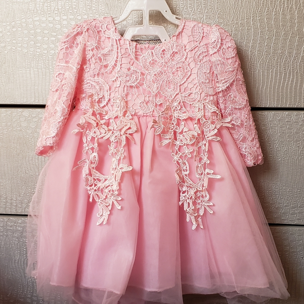 Mallimoda Girl's  Flower Princess Wedding Dress - Picture 2 of 3